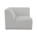 Fehér buklé kanapé modul (variálható) Roxy – Scandic