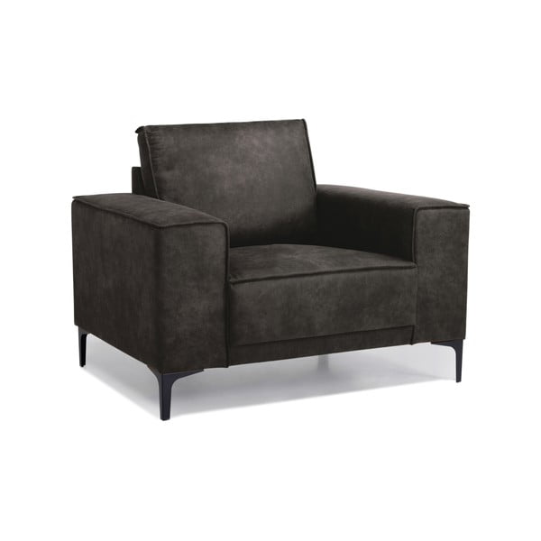 Copenhagen feketésszürke műbőr fotel - Scandic