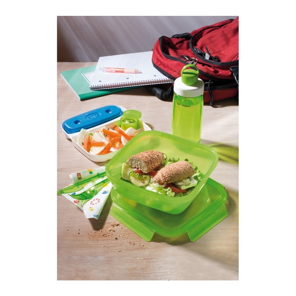Ice Box ételtároló doboz készlet, vizespalackkal - Snips