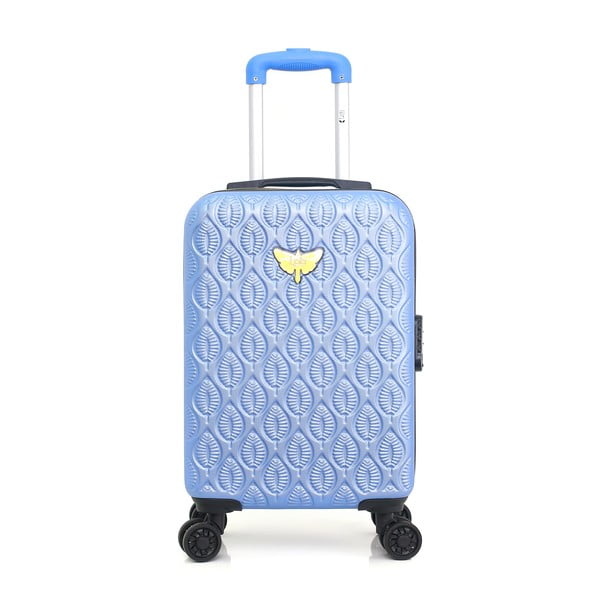 Alicia kék gurulós bőrönd, 31 l - LPB