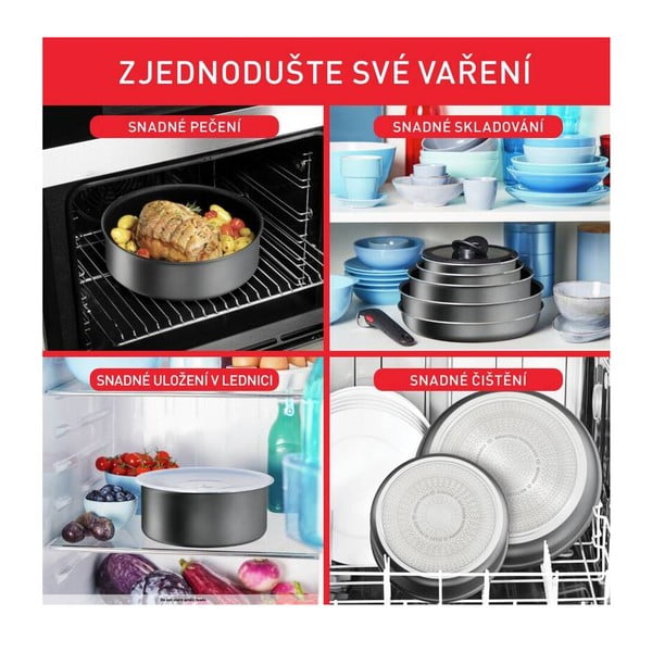 Alumínium edény készlet 20 db-os Ingenio Daily Chef On – Tefal-image-2