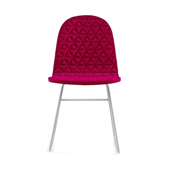 Mannequin V Triangle rózsaszín szék fém lábakkal - Iker
