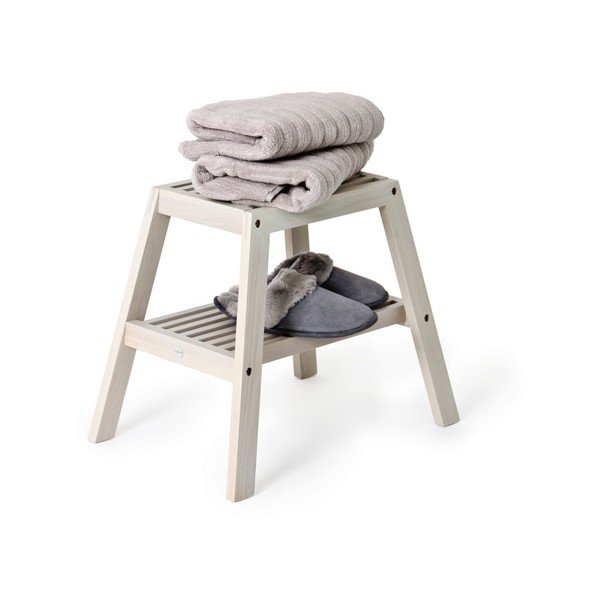 Slatted Stool szürke, tölgyfa ülőke - Wireworks-image-1