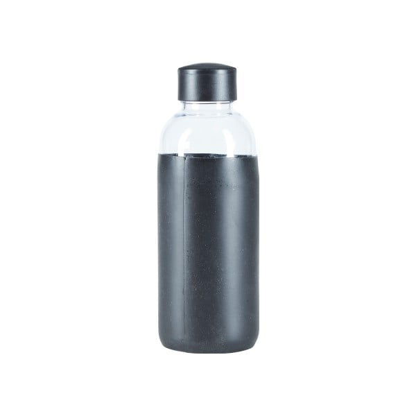 Fekete műanyag vizespalack, 600 ml - Bahne & CO