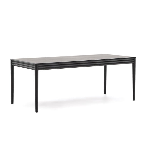 Bővíthető étkezőasztal hosszabbító asztallappal tölgyfa dekorral 90x200 cm Lenon – Kave Home