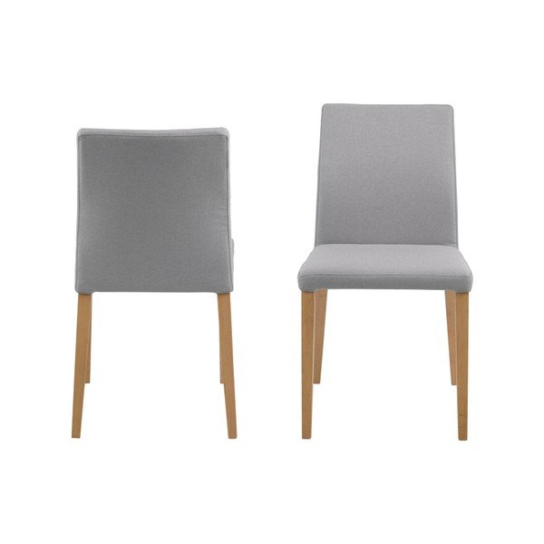 Zina Dining Set világosszürke étkezőszék, 2 db - Actona-image-2