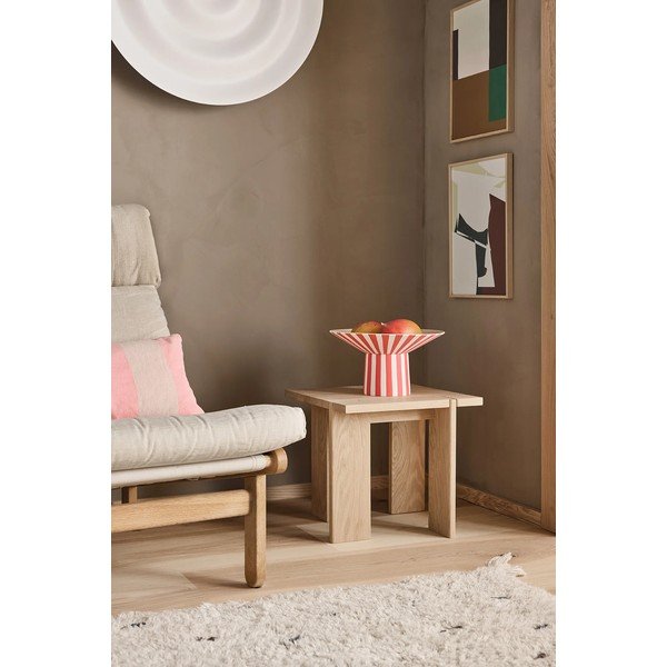 Tölgyfa tárolóasztal 40x40 cm Oy – OYOY Living Design-image-1