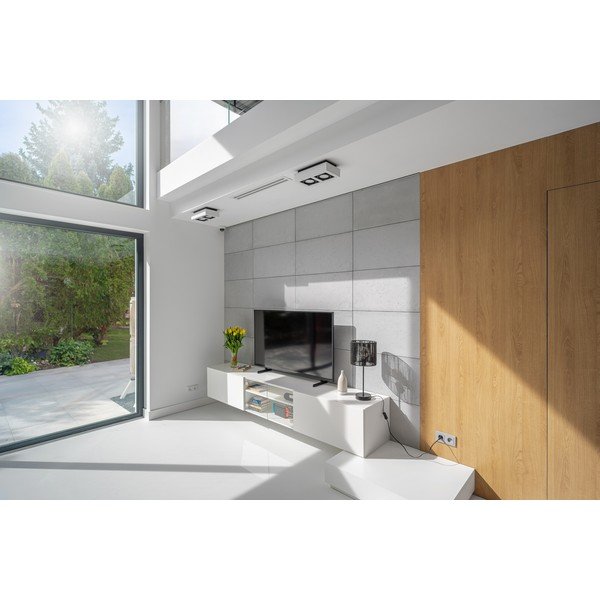 Fekete asztali lámpa fonott nád búrával (magasság 48 cm) Foresto – GTV-image-4