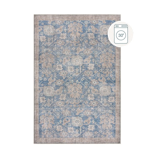 Kék mosható szőnyeg 190x290 cm Orelia Global – Flair Rugs