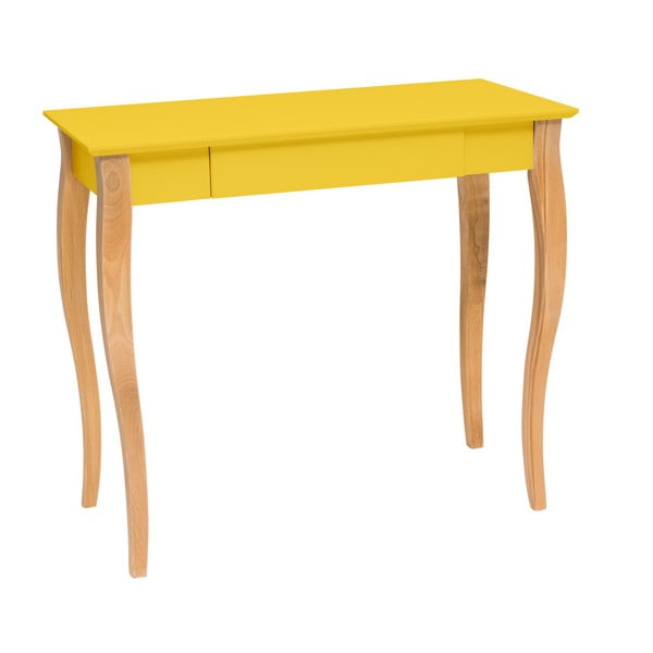 Lillo sárga íróasztal, hossz 85 cm - Ragaba