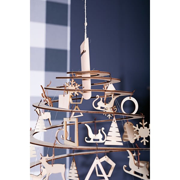 Medium 10 db-os fa karácsonyi dekoráció szett - Spira-image-1