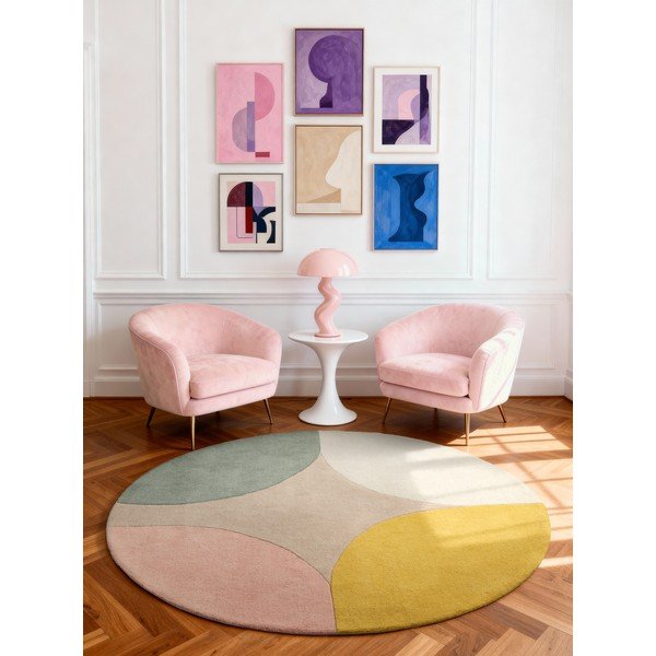 Kézi szövésű gyapjú kerek szőnyeg ø 160 cm Westminster Cecil – Ted Baker-image-1