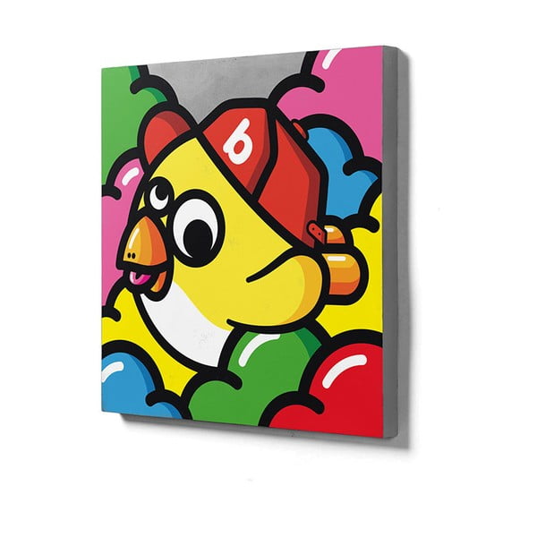 Original Volant Jaune beton fali kép, 60 x 60 cm - Lyon Béton-image-1