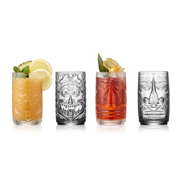 Koktélos pohár szett 4 db-os 450 ml Tiki – Lyngby Glas
