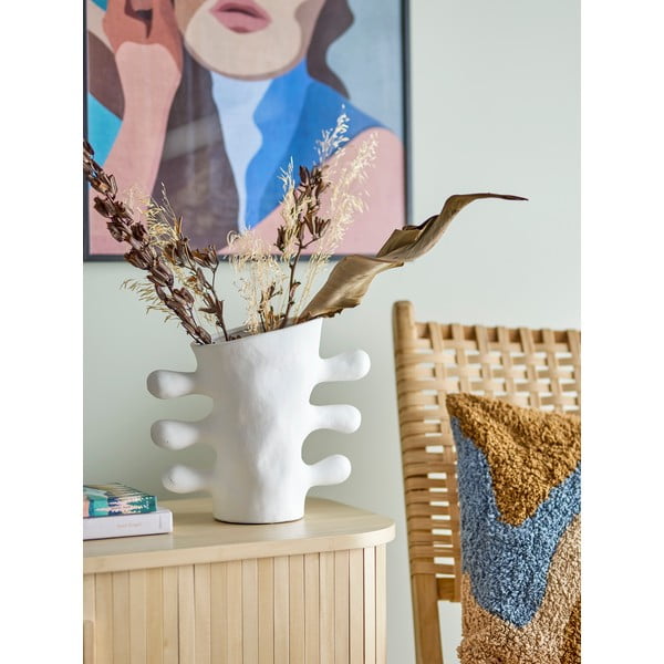 Fehér agyagkerámia váza Pernilla – Bloomingville-image-1