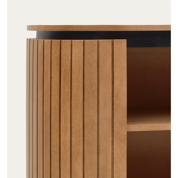 Természetes színű mangófa könyvespolc 120x90 cm Licia - Kave Home-image-3