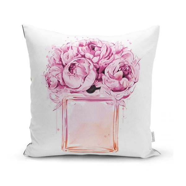 Pink Flowers párnahuzat, 45 x 45 cm - Minimalist Cushion Covers
