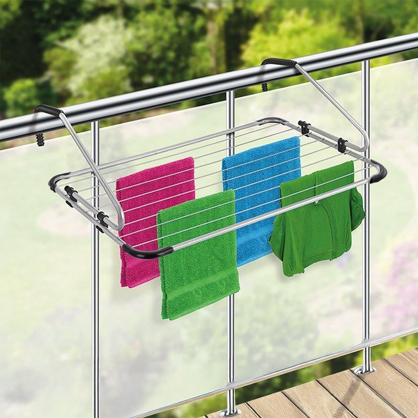 Ezüstszínű függő ruhaszárító 10,5 m – Orion-image-1