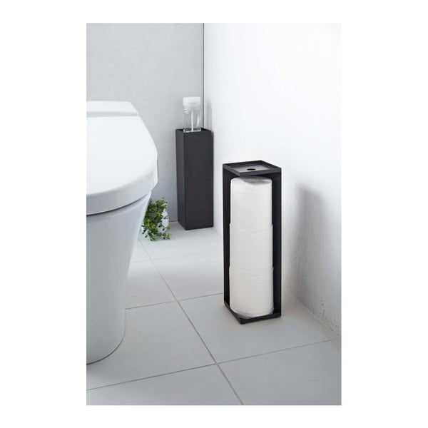 Tower fekete WC papírtartó állvány - YAMAZAKI-image-3
