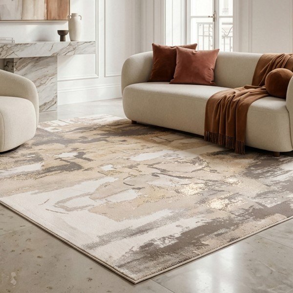 Bézs-krémszínű szőnyeg 160x220 cm Miro – Asiatic Carpets-image-1