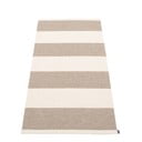 Bézs-krémszínű kültéri-beltéri futószőnyeg 70x150 cm Bob Mud Vanilla – Pappelina