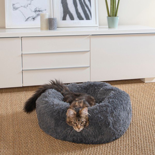 Sötétszürke fekhely kutyáknak ø 55 cm – Love Story-image-2