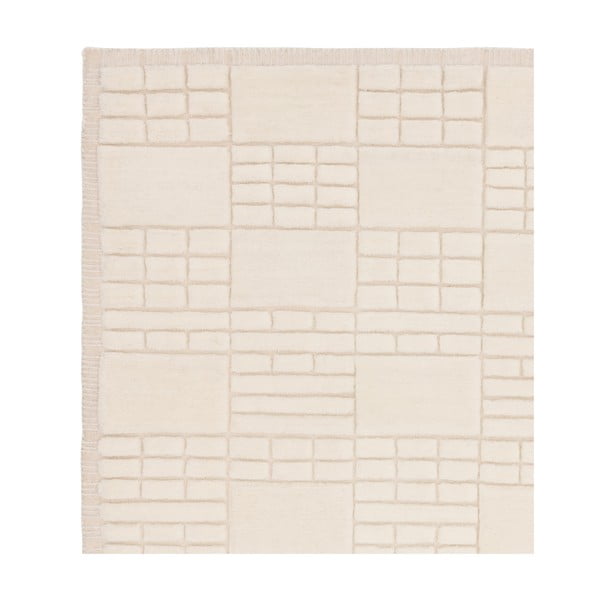 Krémszínű kézi szövésű gyapjú szőnyeg 120x170 cm Empire – Asiatic Carpets-image-3