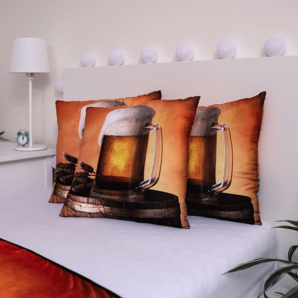 Díszpárna 40x40 cm Beer – Jerry Fabrics-image-1