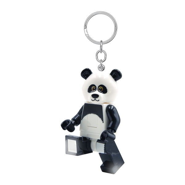Fekete-fehér világító kulcstartó Iconic Panda – LEGO®-image-4
