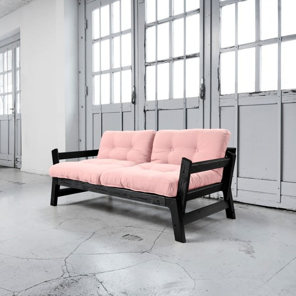 Step Black/Pink Peonie átalakítható kanapé - Karup