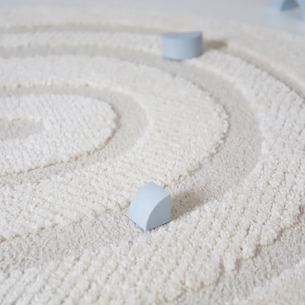 Krémszínű gyerek szőnyeg ø120 cm Rainbow Dream S – Nattiot-image-4