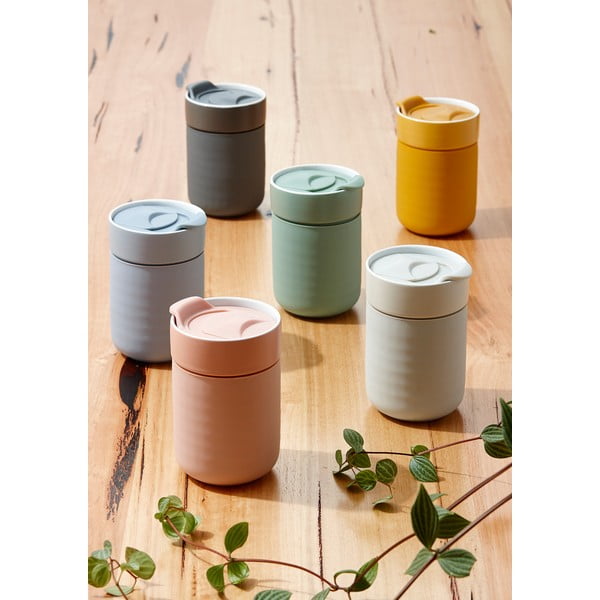 Mustársárga utazóbögre 260 ml Eco – Ladelle-image-1