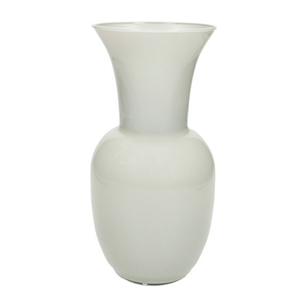 Krémszínű üveg váza (magasság 26 cm) – Brandani