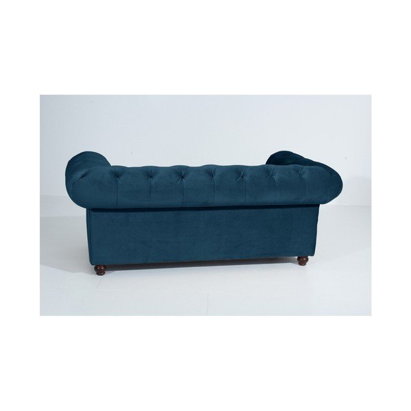 Orleans Velvet kék kanapé, 196 cm - Max Winzer-image-3