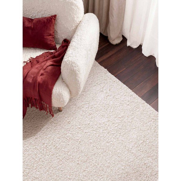 Elefántcsont színű kézi szövésű buklé szőnyeg 120x170 cm Notting Hill Portobello – Ted Baker-image-1