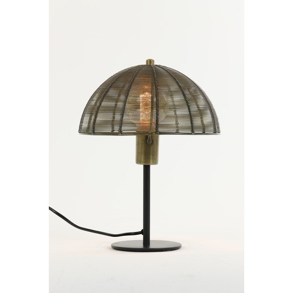 Bronzszínű asztali lámpa (magasság 33 cm) Klobu – Light & Living-image-2
