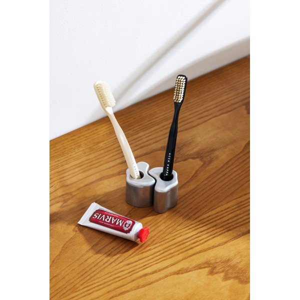 Ezüstszínű fém fogkefetartó Mis – noo.ma-image-4