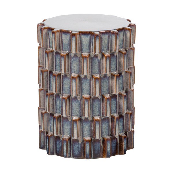 Kerámia kerek tárolóasztal ø 35 cm Axu – WOOOD