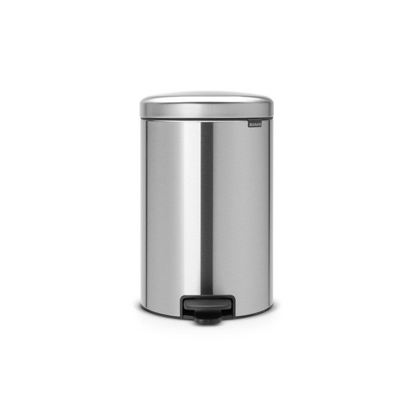 Matt ezüstszínű acél pedálos szemetes 20 l NewIcon – Brabantia
