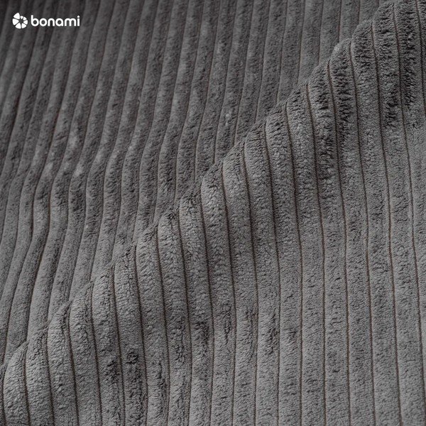 Sötétszürke kordbársony lábtartó Nihad modular – Bobochic Paris-image-3