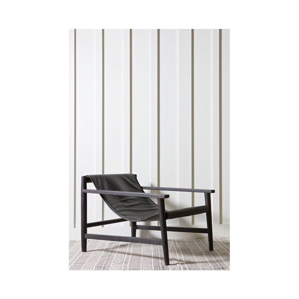 Sling fekete bőrfotel - BePureHome-image-3