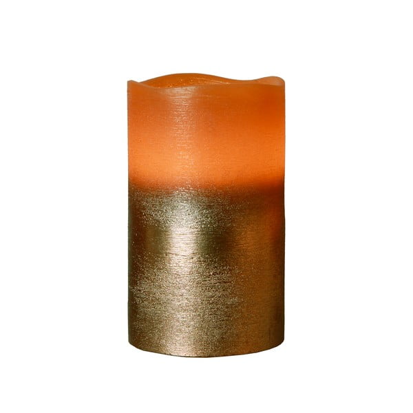 Orange barna LED gyertya, magassága 12,5 cm - Best Season
