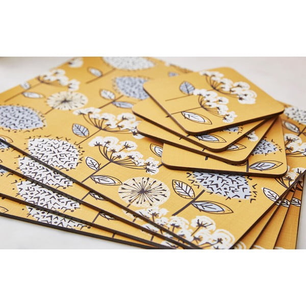 Retro 4 db-os poháralátét készlet - Cooksmart ®-image-1