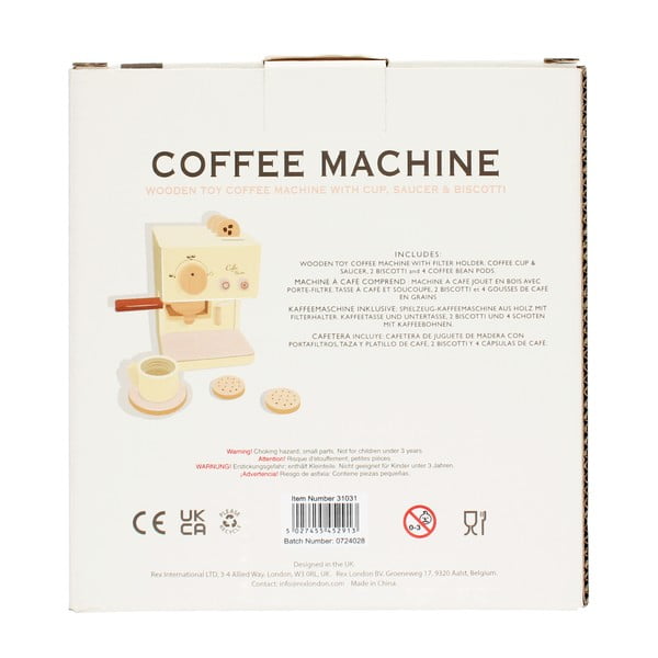 Játékkonyha kiegészítő Coffee Machine – Rex London-image-3