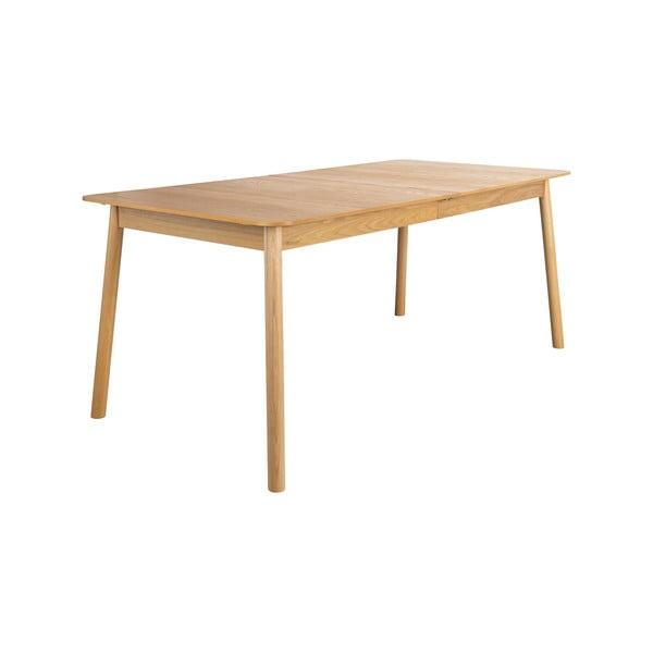 Bővíthető étkezőasztal tölgyfa dekoros asztallappal 90x180 cm Glimps – Zuiver-image-3