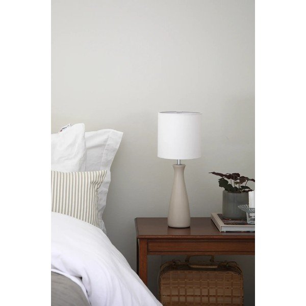 Krémszínű asztali lámpa textil búrával (magasság 42 cm) Birillo – Markslöjd-image-2