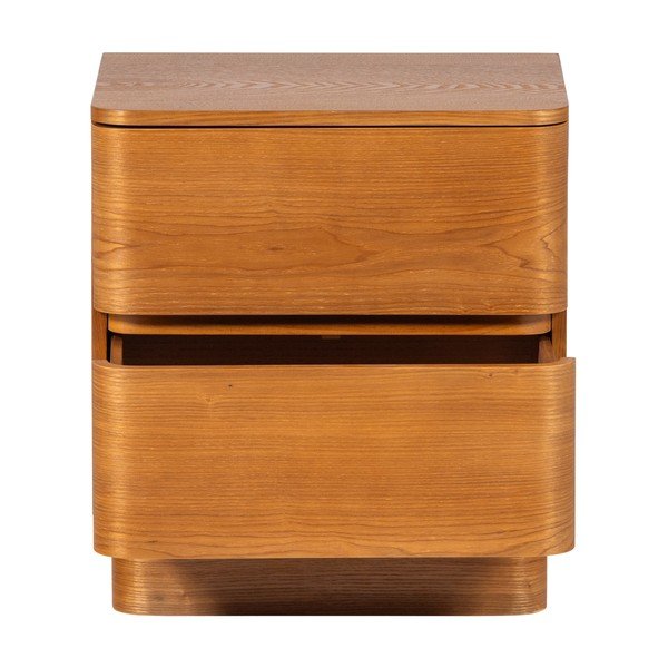 Natúr színű éjjeliszekrény Fejo – WOOOD-image-2