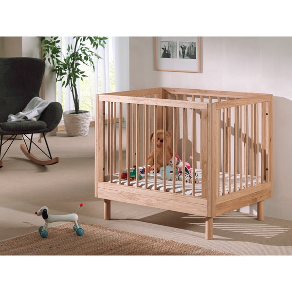 Natúr színű tölgyfa járóka 95x75 cm Forrest – Vipack-image-1