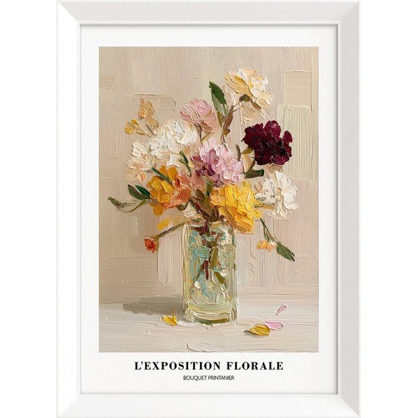 Nyomtatott keretezett kép 56x75 cm Sunny Bouquet – Styler
