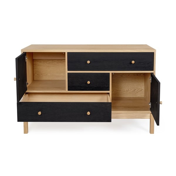 AbbeyWood fekete-barna komód - Woodman-image-4